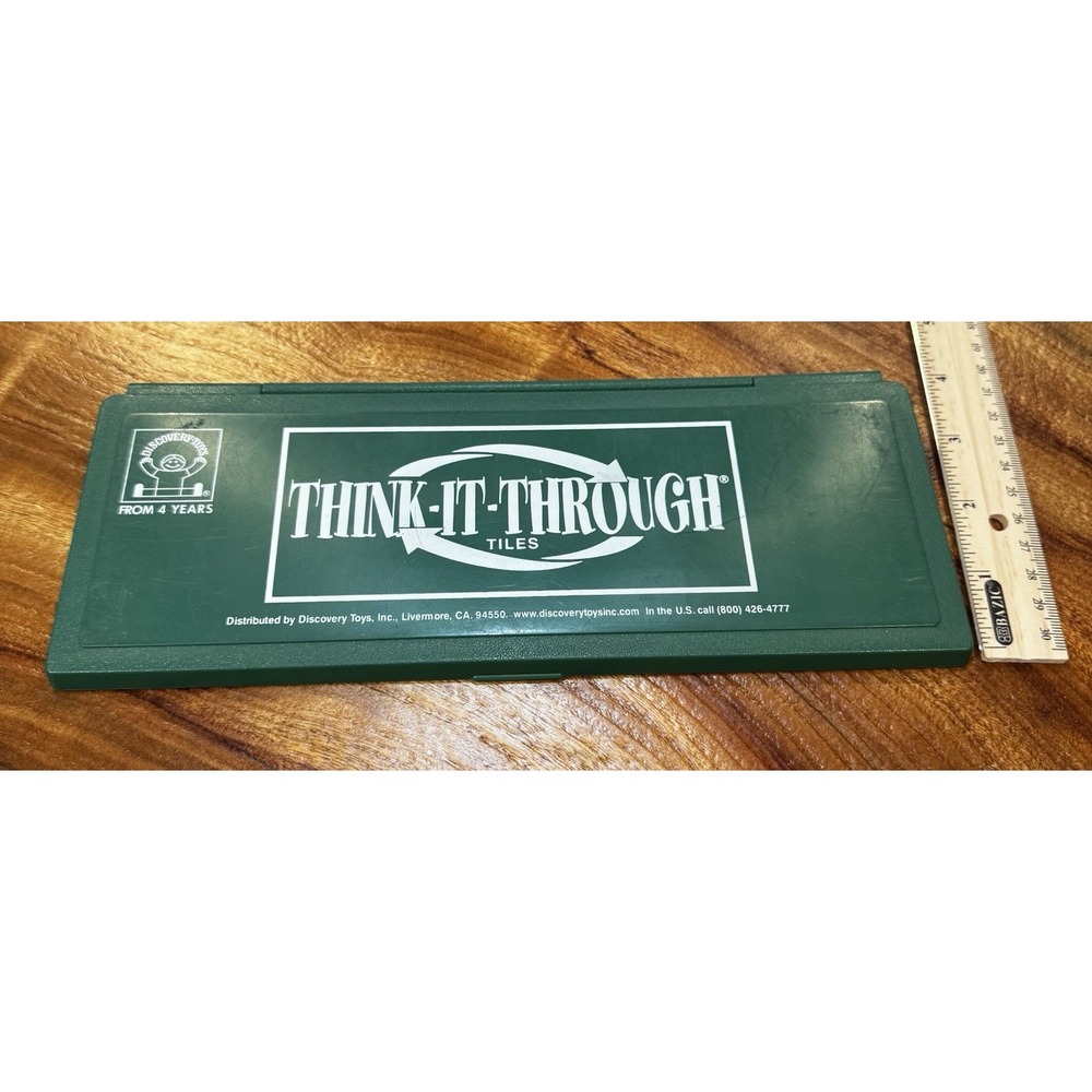 Vintage 1979-1980s Think-It-Through Tiles & 23 Book Lot Phonics Math Words More